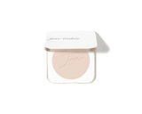 Presuotas mineralinis makiažo pagrindas ir presuotos pudros dėklas