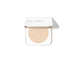 Presuotas mineralinis makiažo pagrindas ir presuotos pudros dėklas