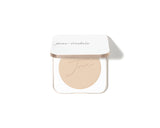 Presuotas mineralinis makiažo pagrindas ir presuotos pudros dėklas